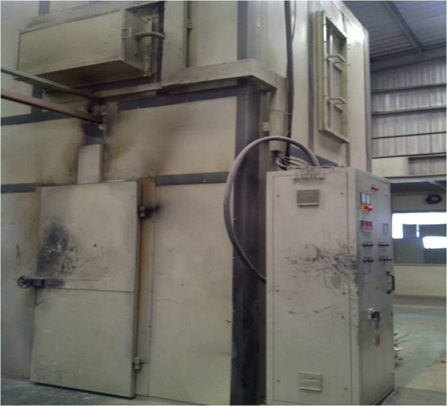 Oven in Powder Paint Line